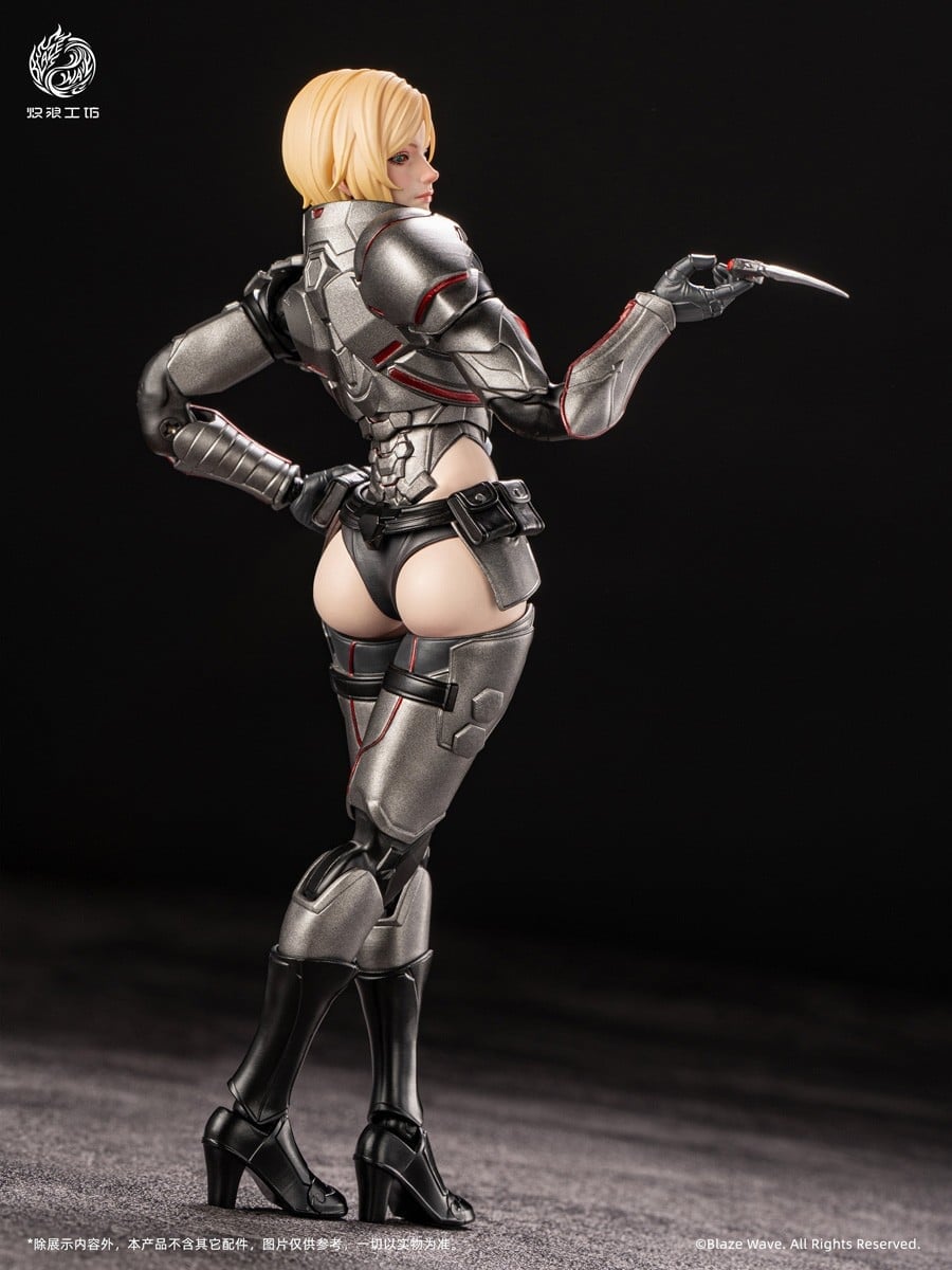 Blaze Wave《Valkyrie Brynhild》1/12 重武裝機娘開放預約 黑紅金屬質感 2027 年發售