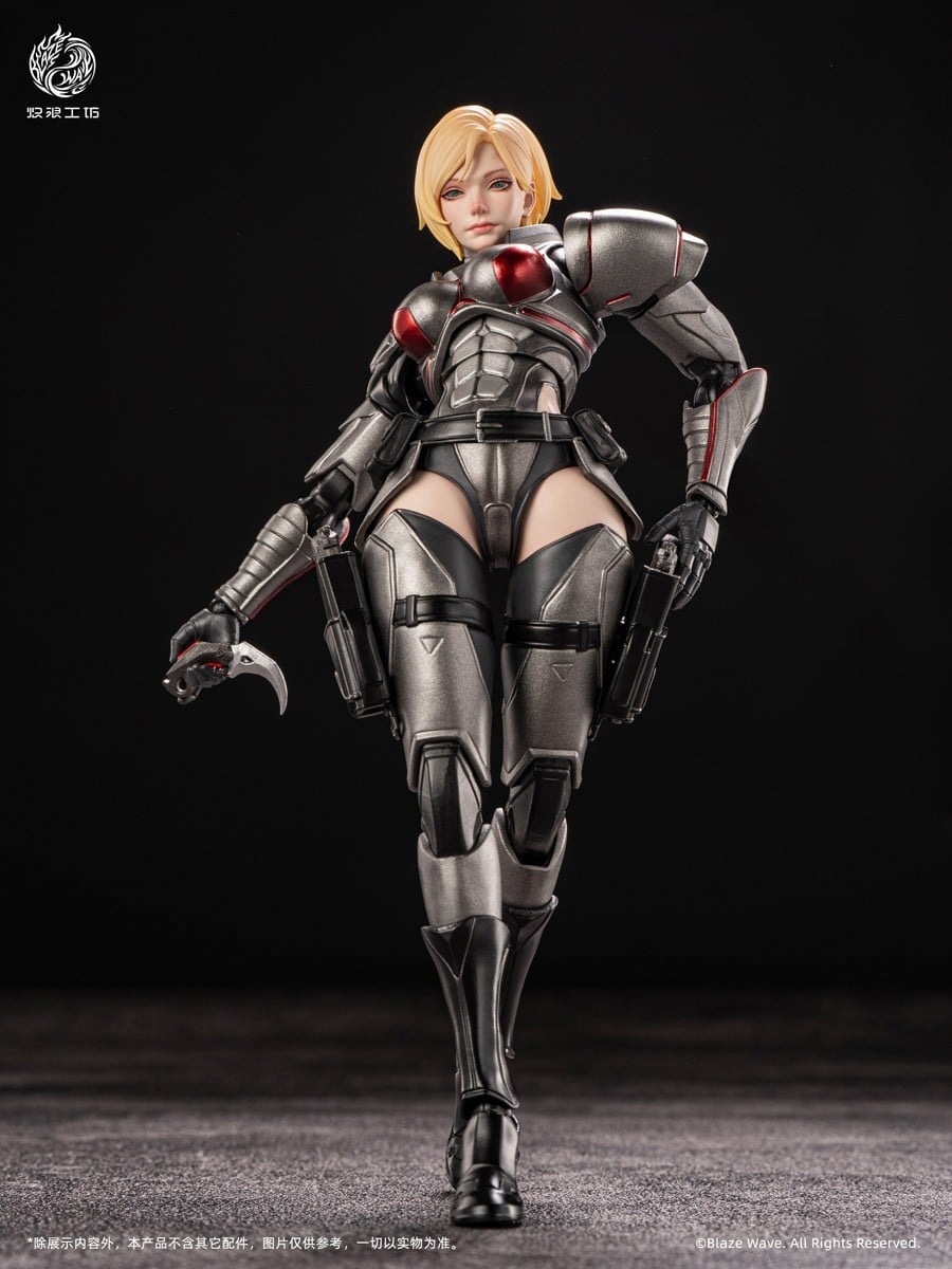 Blaze Wave《Valkyrie Brynhild》1/12 重武裝機娘開放預約 黑紅金屬質感 2027 年發售