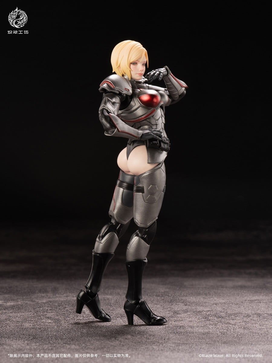 Blaze Wave《Valkyrie Brynhild》1/12 重武裝機娘開放預約 黑紅金屬質感 2027 年發售