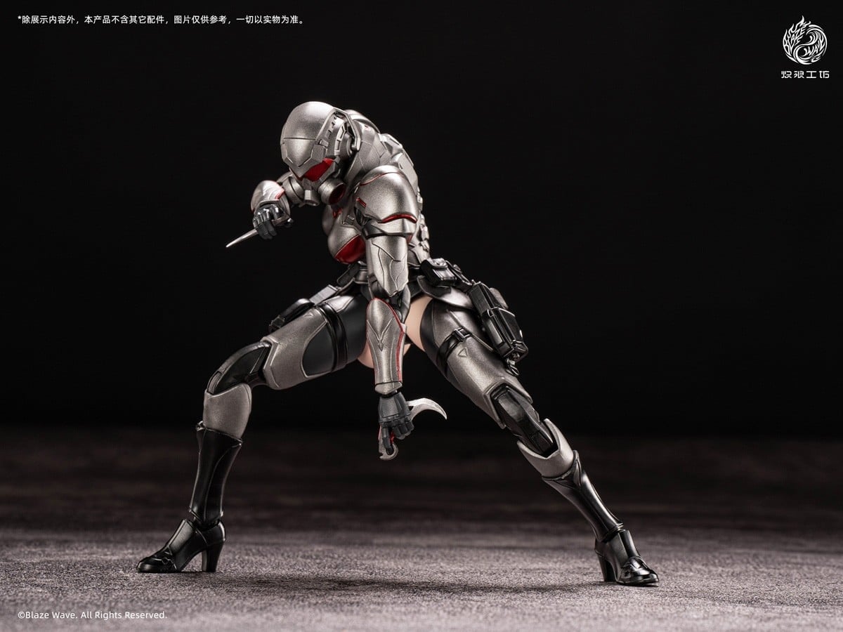 Blaze Wave《Valkyrie Brynhild》1/12 重武裝機娘開放預約 黑紅金屬質感 2027 年發售