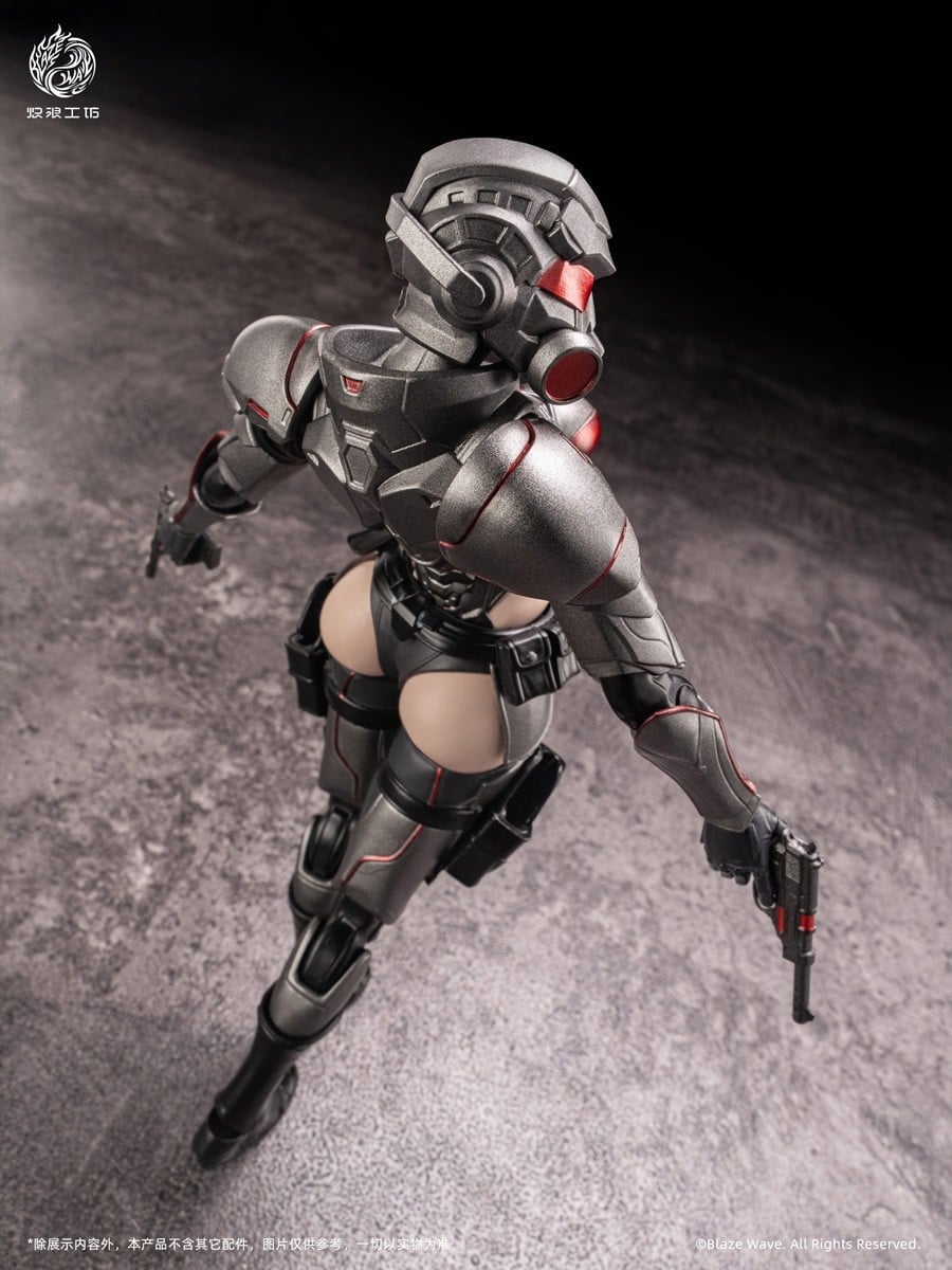 Blaze Wave《Valkyrie Brynhild》1/12 重武裝機娘開放預約 黑紅金屬質感 2027 年發售