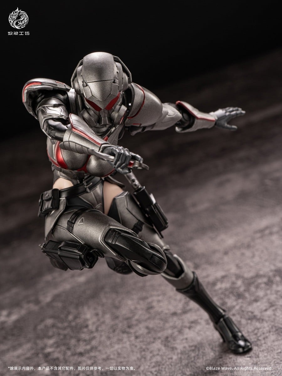 Blaze Wave《Valkyrie Brynhild》1/12 重武裝機娘開放預約 黑紅金屬質感 2027 年發售