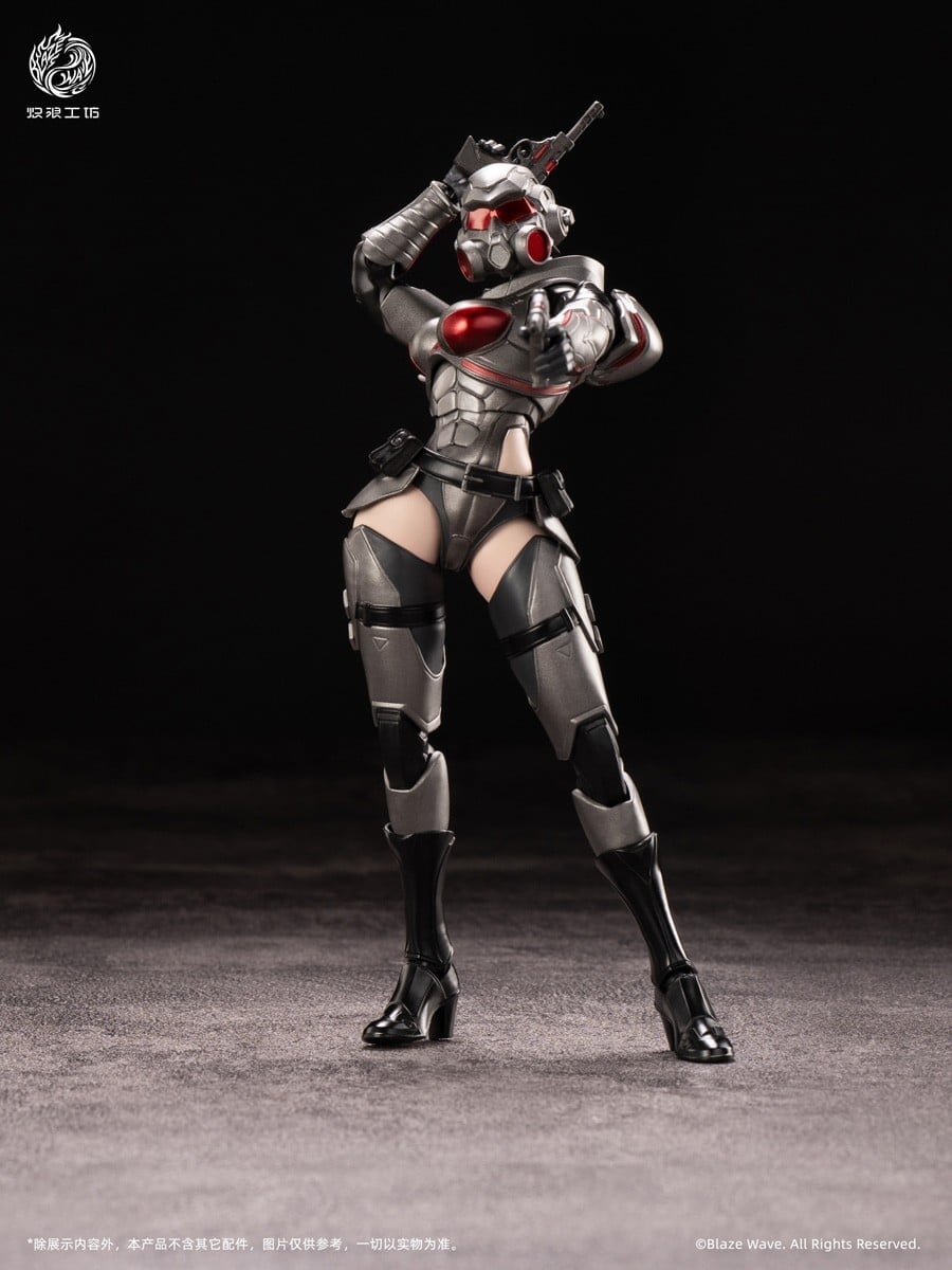 Blaze Wave《Valkyrie Brynhild》1/12 重武裝機娘開放預約 黑紅金屬質感 2027 年發售