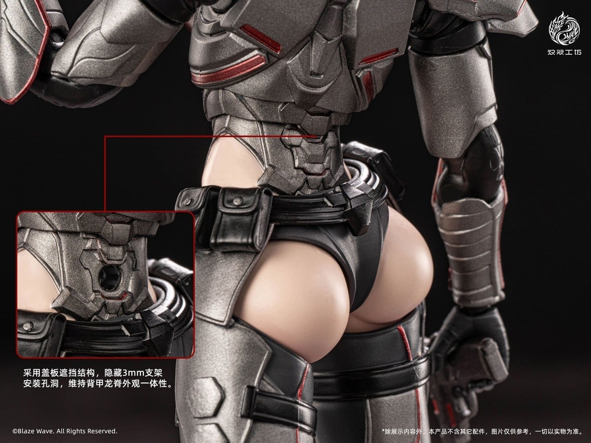 Blaze Wave《Valkyrie Brynhild》1/12 重武裝機娘開放預約 黑紅金屬質感 2027 年發售