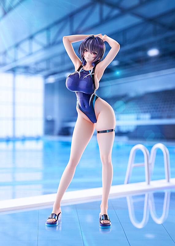 AMAKUNI 開放《劍崎佳澄 競泳水著Ver.》模型預購,重現はるこん筆下緊身曲線