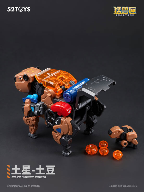 52TOYS《BEASTBOX》新作 SATURN-POTATO 曝光 附贈變形水豚 2027 年發售