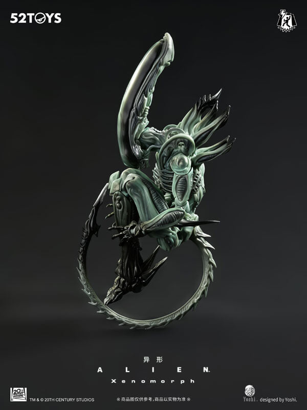 Figlite《異形》Xenomorph 特別版人偶採青綠色漸層 預計2027年1月發售