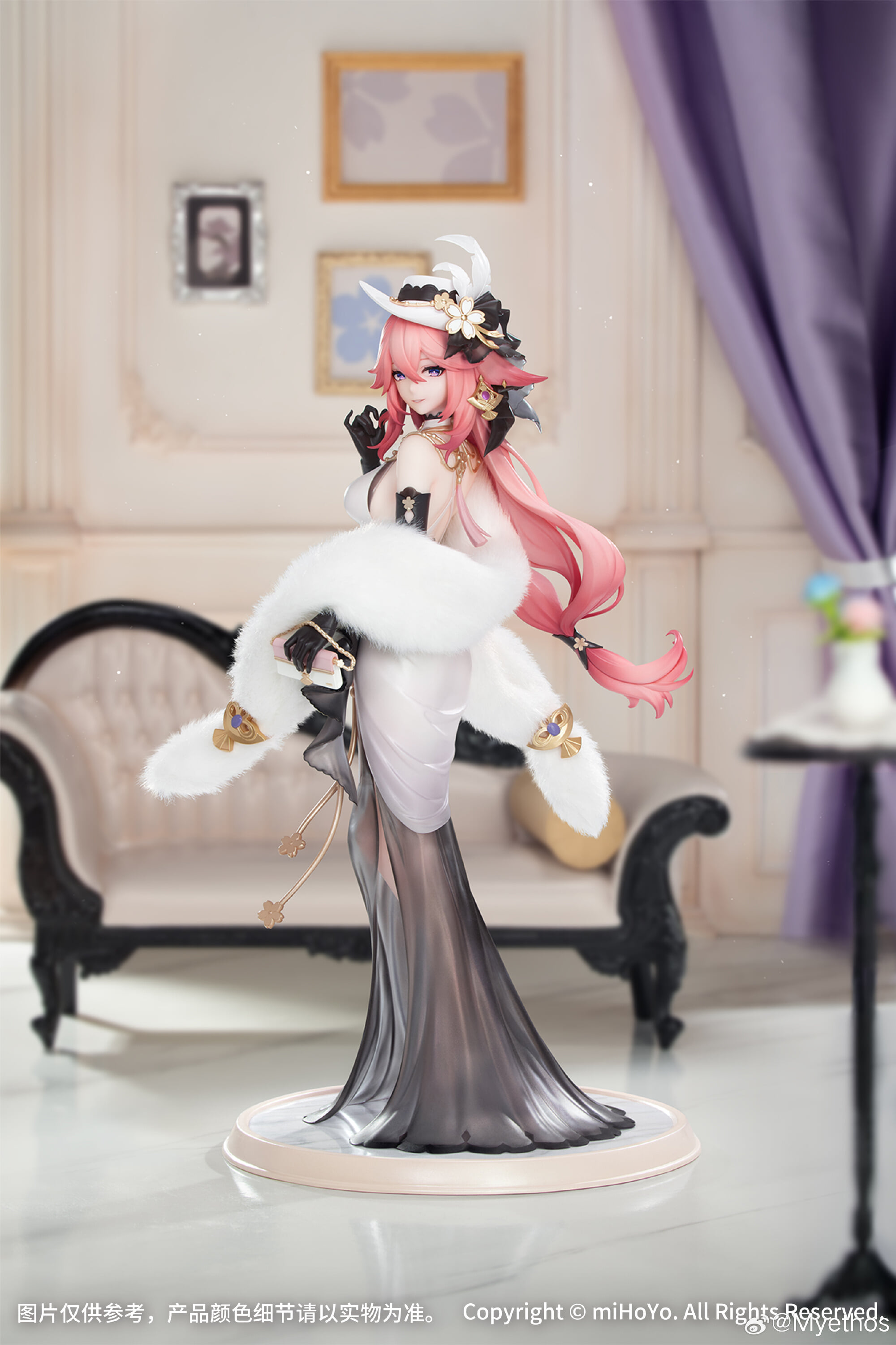 Myethos《原神》八重神子「璀夜華宴Ver.」模型曝光,晚禮服宮司只要台幣 1500 有找