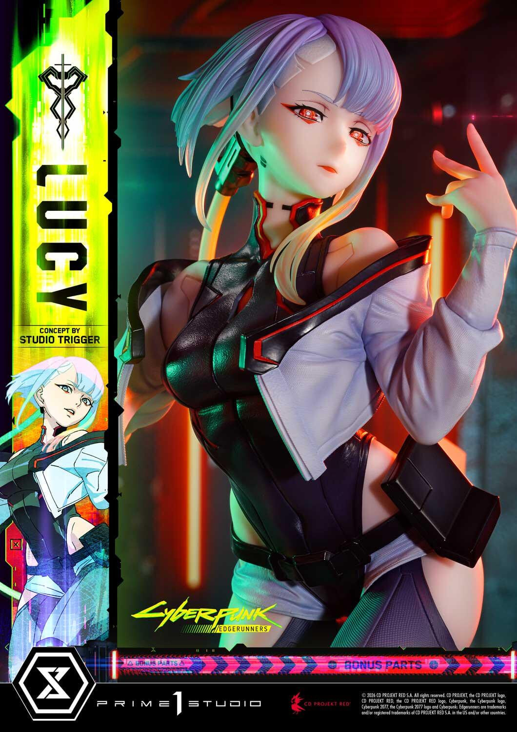 《電馭叛客:邊緣行者》露西 1/5 比例雕像預購開跑 售價約台幣 3 萬元