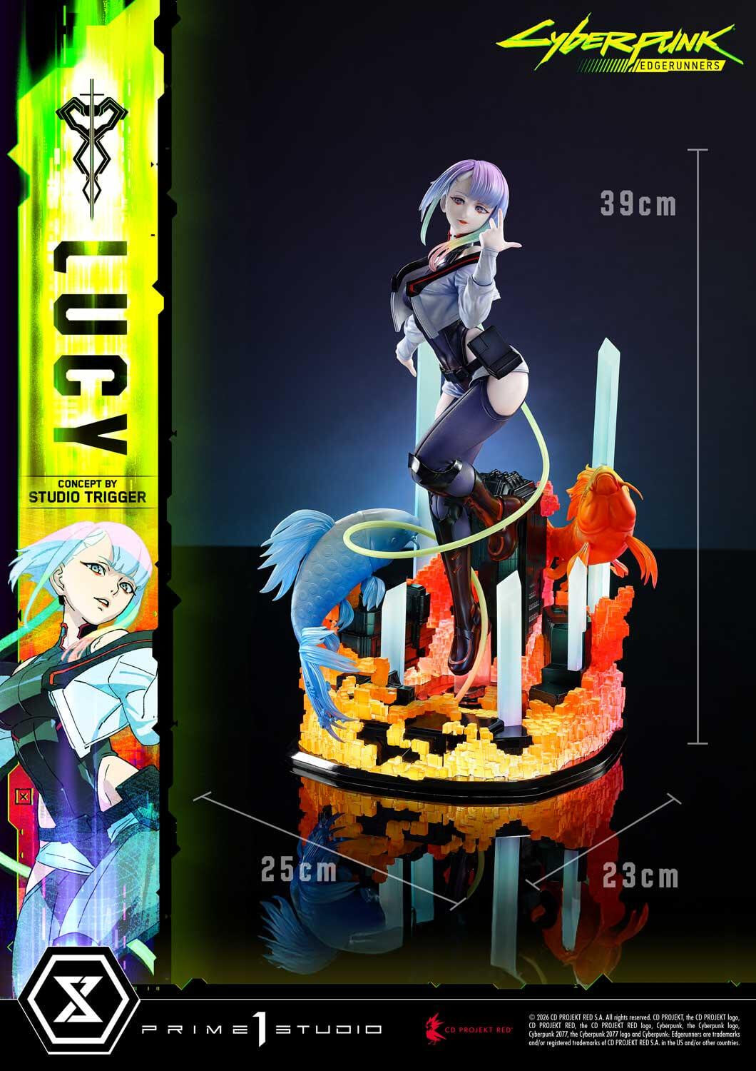 《電馭叛客:邊緣行者》露西 1/5 比例雕像預購開跑 售價約台幣 3 萬元