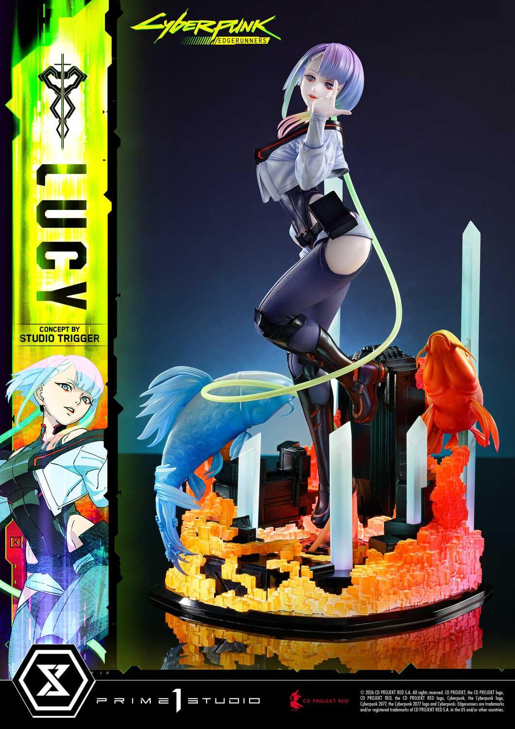 《電馭叛客:邊緣行者》露西 1/5 比例雕像預購開跑 售價約台幣 3 萬元