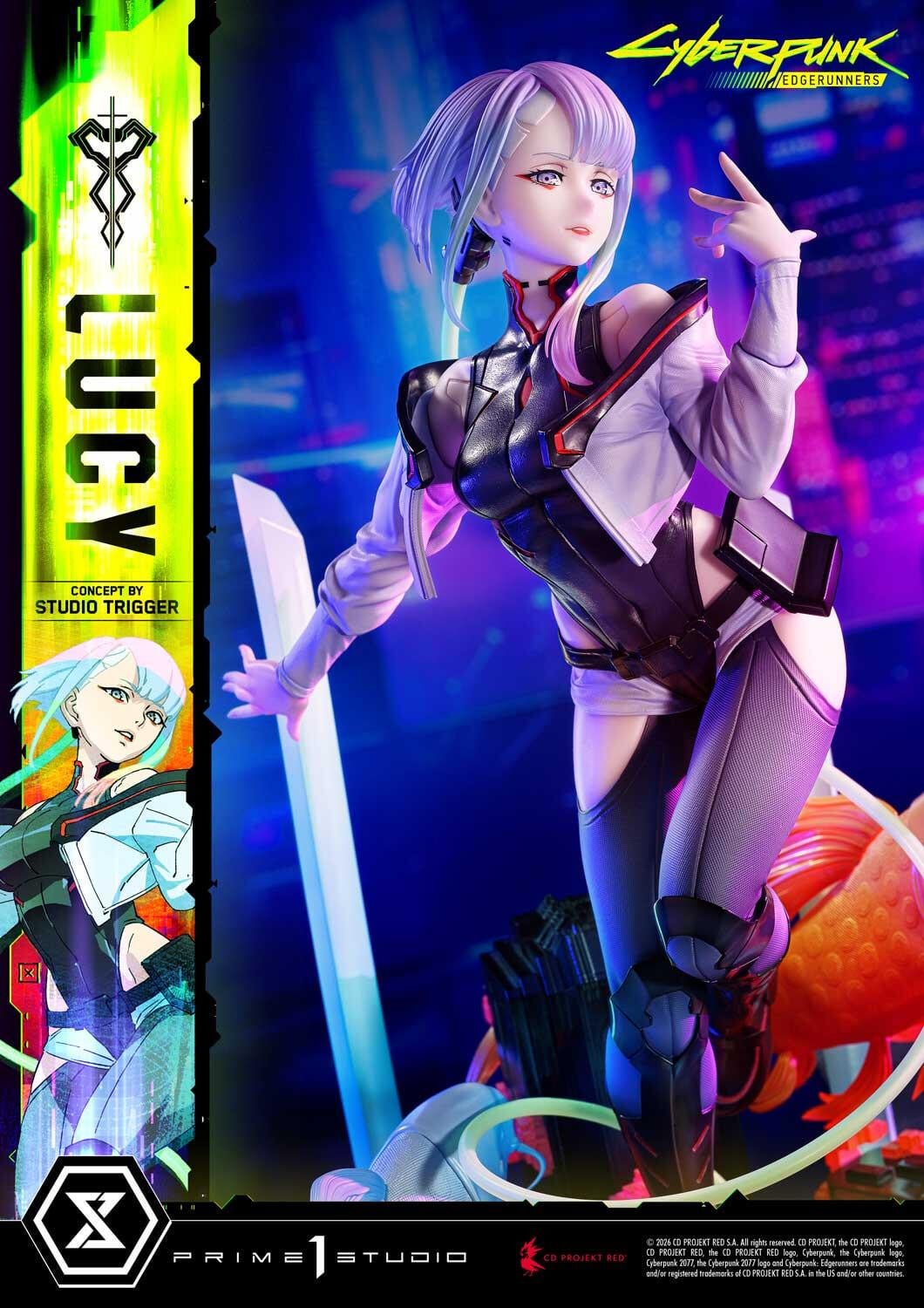 《電馭叛客:邊緣行者》露西 1/5 比例雕像預購開跑 售價約台幣 3 萬元