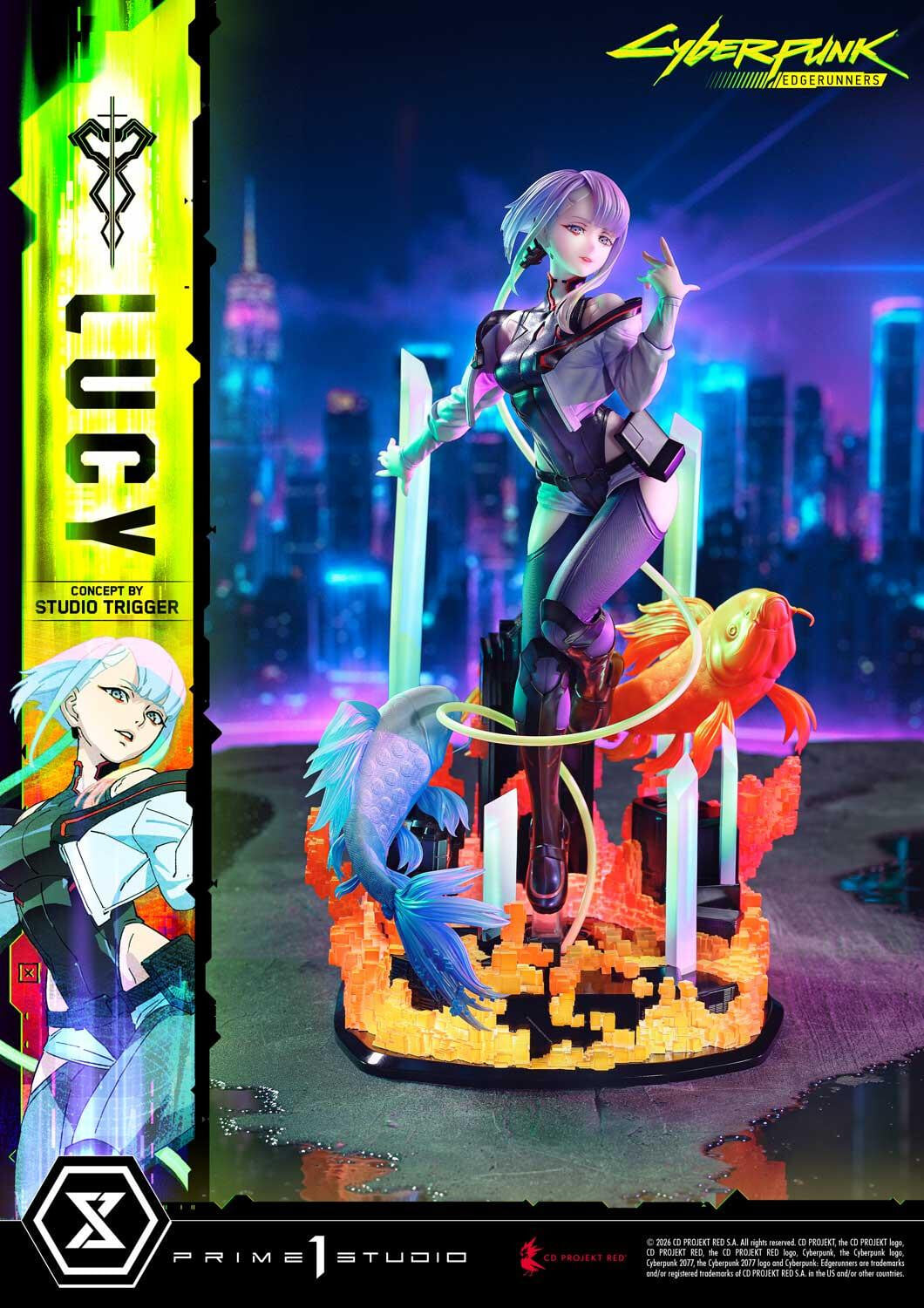 《電馭叛客:邊緣行者》露西 1/5 比例雕像預購開跑 售價約台幣 3 萬元