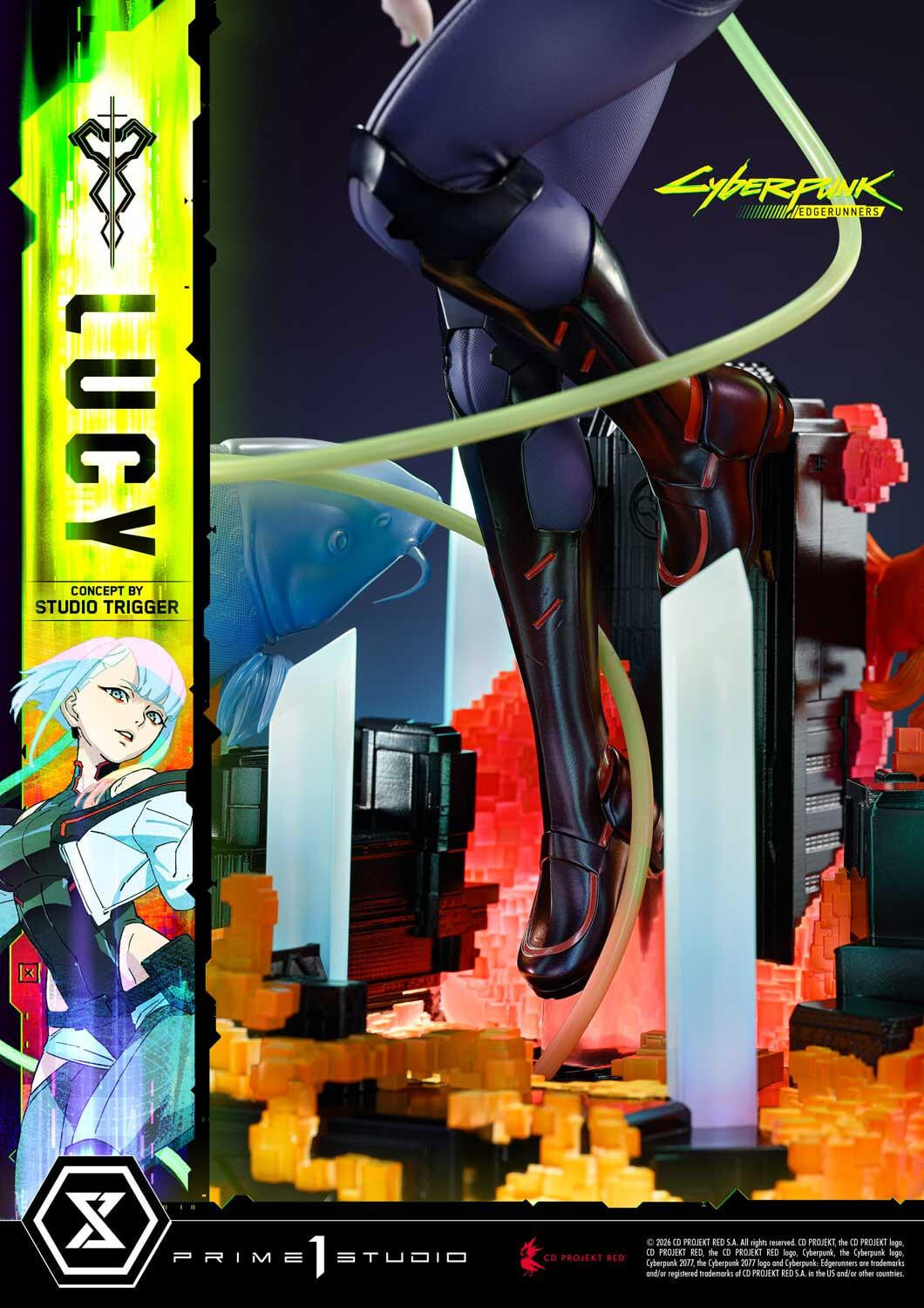 《電馭叛客:邊緣行者》露西 1/5 比例雕像預購開跑 售價約台幣 3 萬元