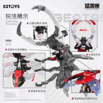 52TOYS《BEASTBOX》新作「劍鬥士」官圖公開 高可動關節約台幣 602 元
