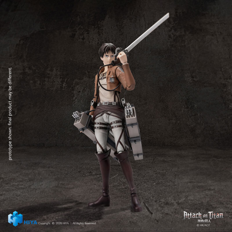 Hiya Toys推出《進擊的巨人》人偶 附經典拿杯手型