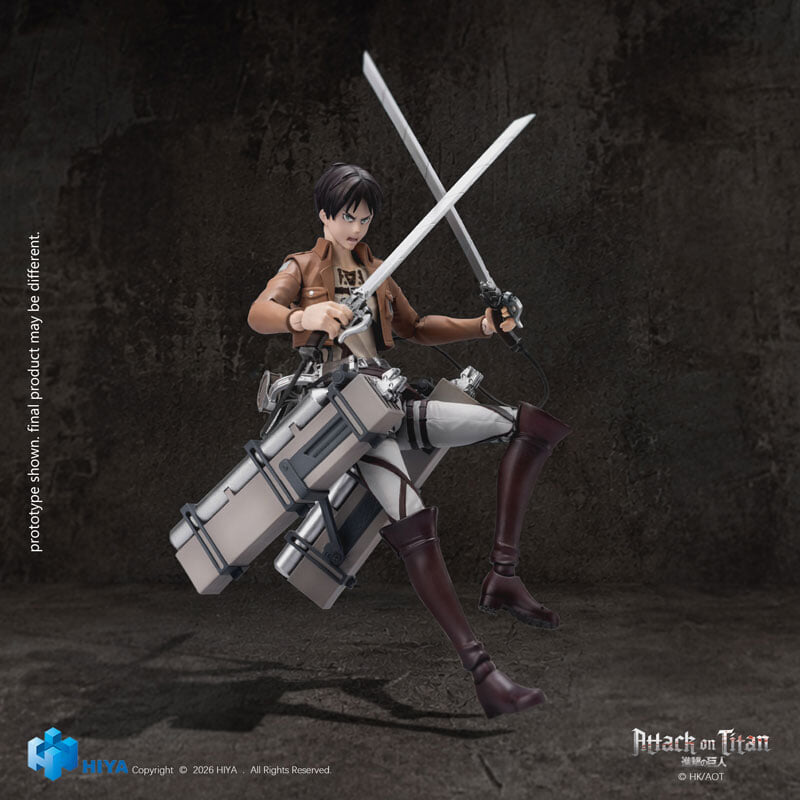 Hiya Toys推出《進擊的巨人》人偶 附經典拿杯手型