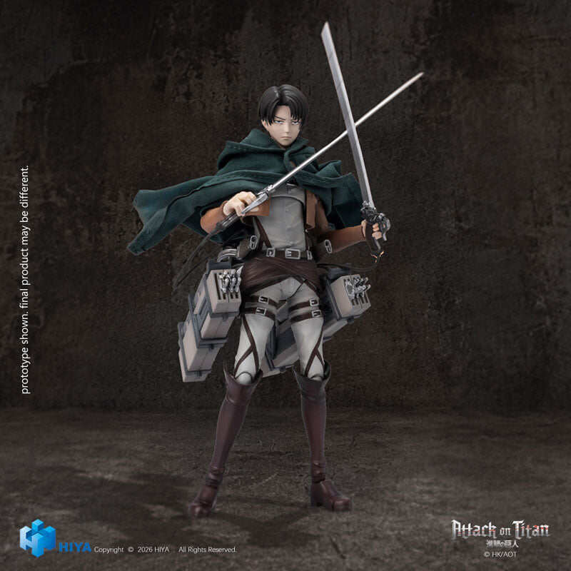 Hiya Toys推出《進擊的巨人》人偶 附經典拿杯手型