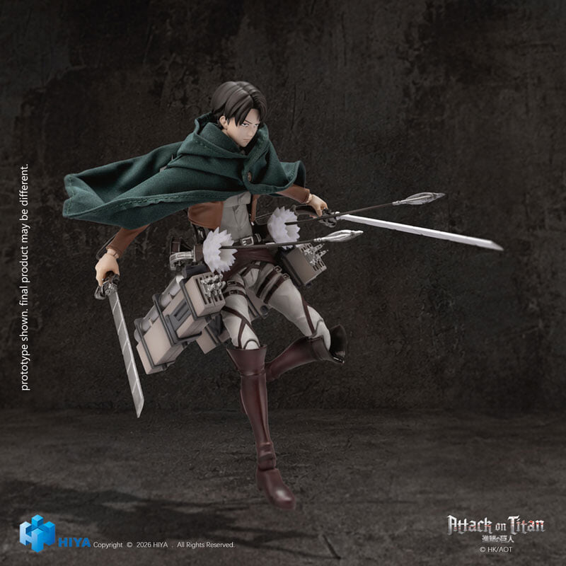 Hiya Toys推出《進擊的巨人》人偶 附經典拿杯手型