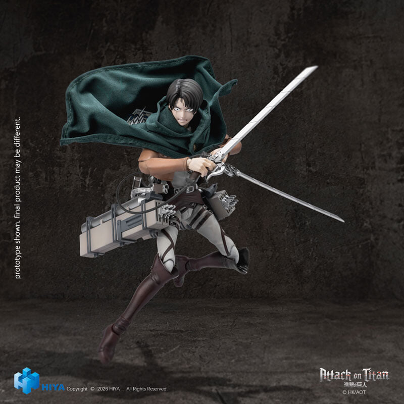 Hiya Toys推出《進擊的巨人》人偶 附經典拿杯手型