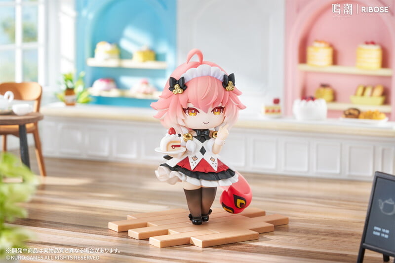 RIBOSE推出《鳴潮》今汐長離女僕裝Q版模型 售價1100元預計2027年發售