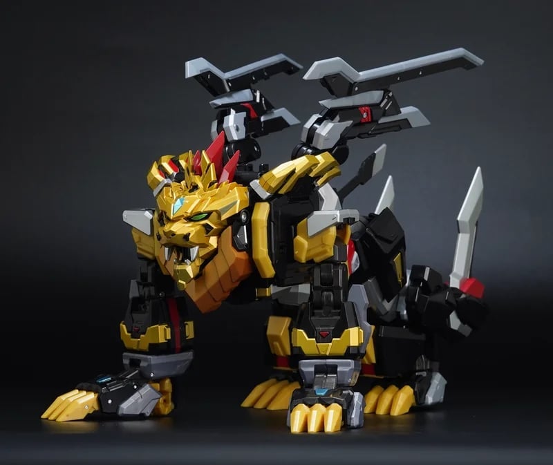 GSC《獣王武神ダンデヴァイン》ゴルドライオス 雙系列同步開發 原型圖正式公開