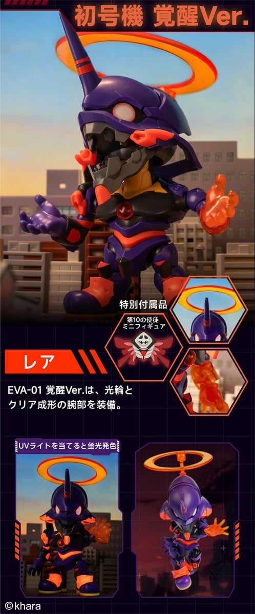 《新世紀福音戰士》SOSKILL 超可動盲盒組裝模型開放預購 經典機體與使徒全收錄