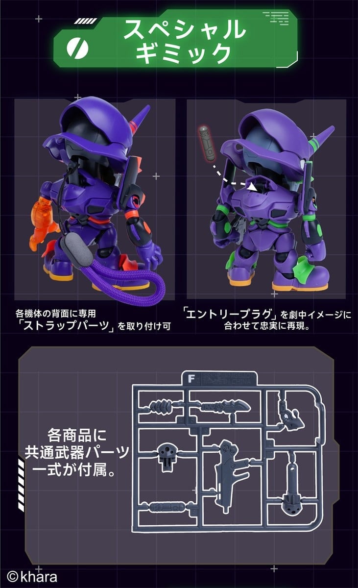 《新世紀福音戰士》SOSKILL 超可動盲盒組裝模型開放預購 經典機體與使徒全收錄