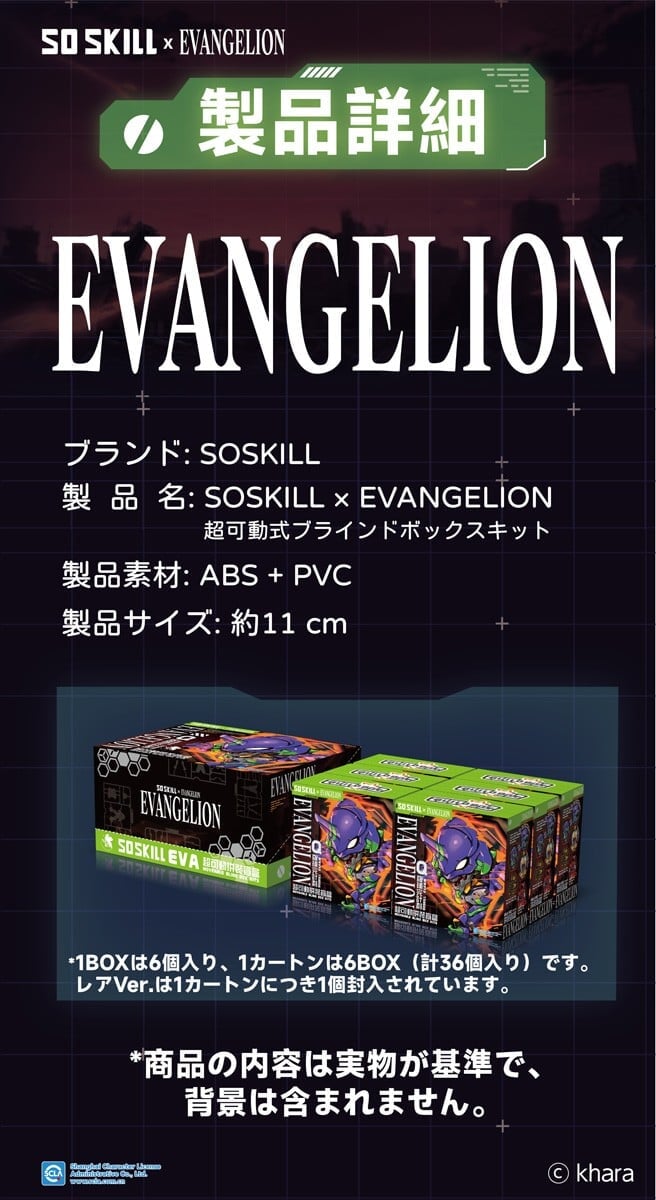 《新世紀福音戰士》SOSKILL 超可動盲盒組裝模型開放預購 經典機體與使徒全收錄