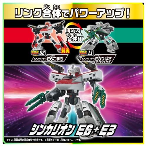 《新幹線變形機器人》SGX E3翼號與三位一體套組2026年發售
