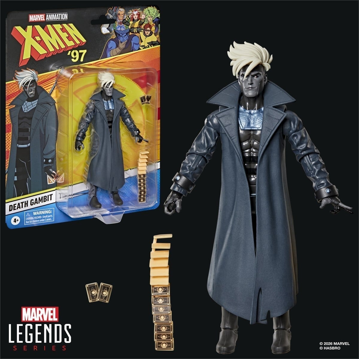 Hasbro Marvel Legends《X-Men '97》新彈曝光 死亡金牌手與懷舊背卡 2026 年 12 月發售