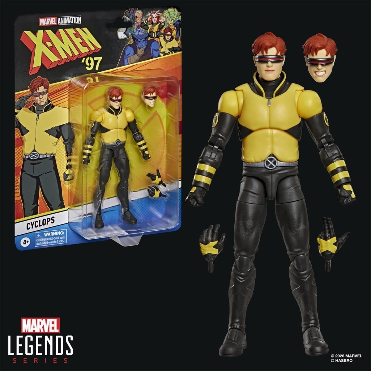 Hasbro Marvel Legends《X-Men '97》新彈曝光 死亡金牌手與懷舊背卡 2026 年 12 月發售