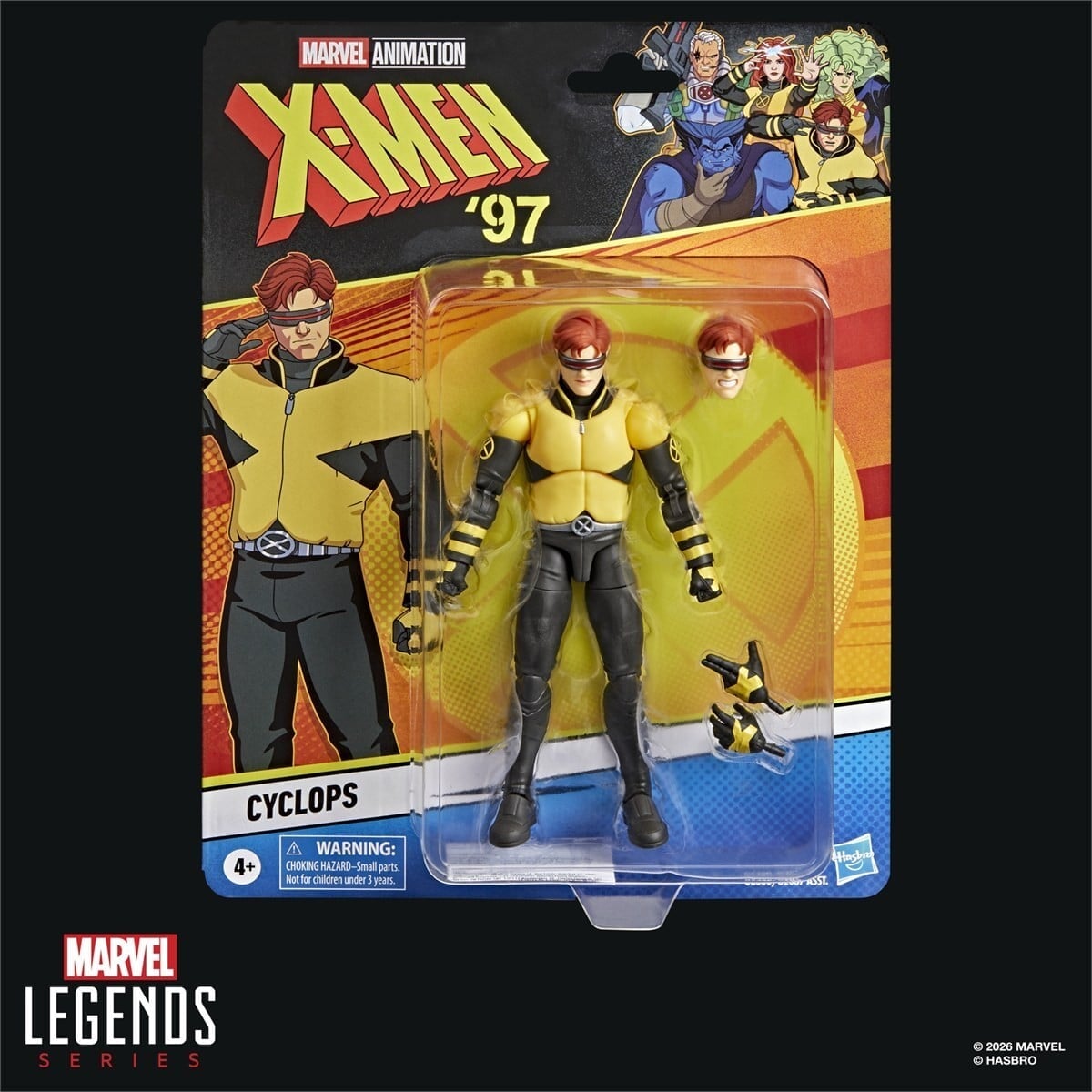Hasbro Marvel Legends《X-Men '97》新彈曝光 死亡金牌手與懷舊背卡 2026 年 12 月發售