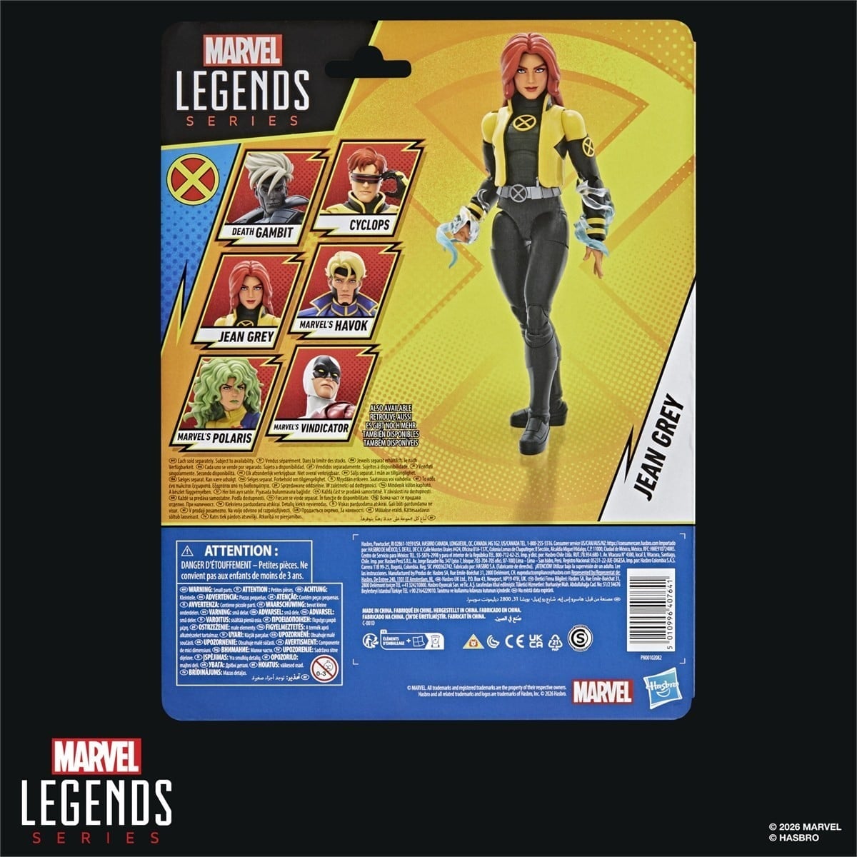 Hasbro Marvel Legends《X-Men '97》新彈曝光 死亡金牌手與懷舊背卡 2026 年 12 月發售