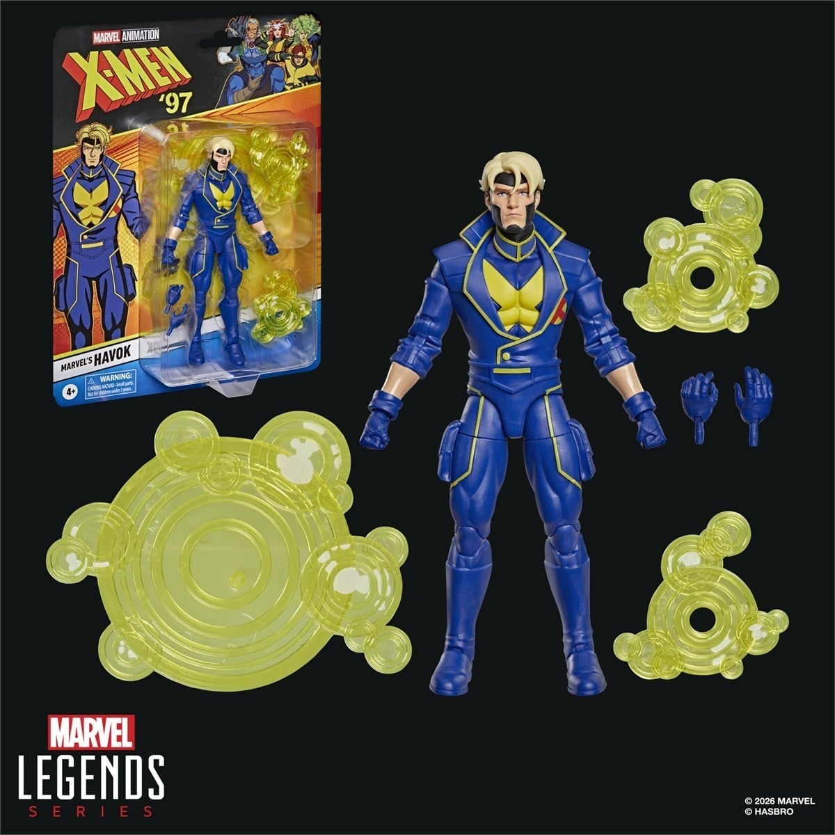Hasbro Marvel Legends《X-Men '97》新彈曝光 死亡金牌手與懷舊背卡 2026 年 12 月發售