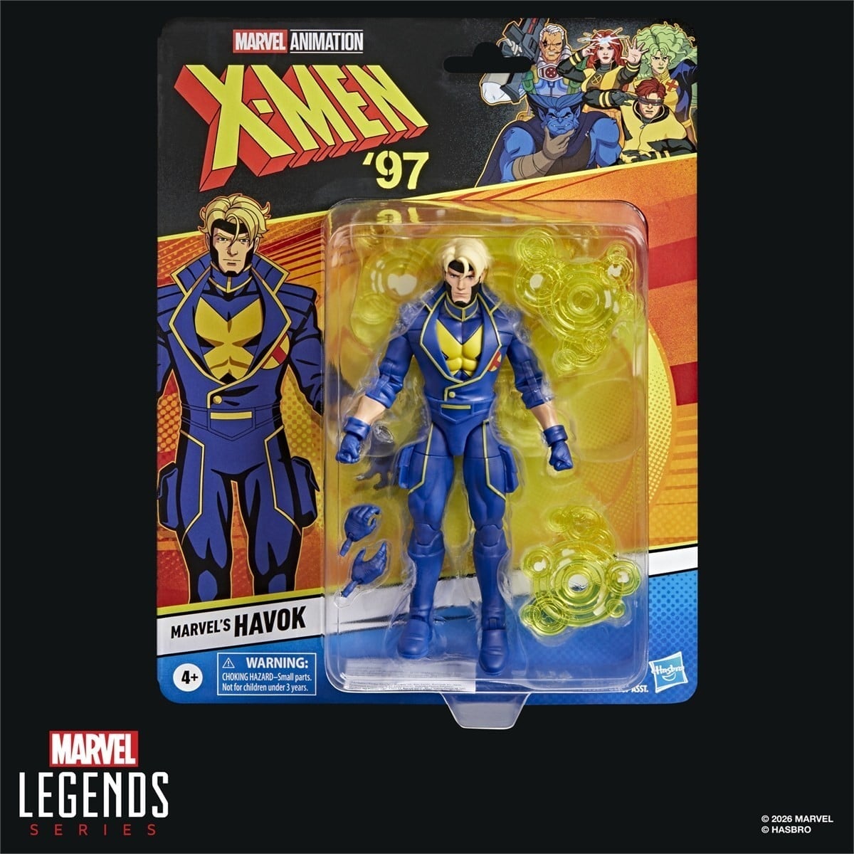 Hasbro Marvel Legends《X-Men '97》新彈曝光 死亡金牌手與懷舊背卡 2026 年 12 月發售
