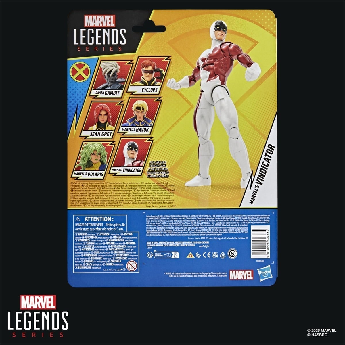 Hasbro Marvel Legends《X-Men '97》新彈曝光 死亡金牌手與懷舊背卡 2026 年 12 月發售