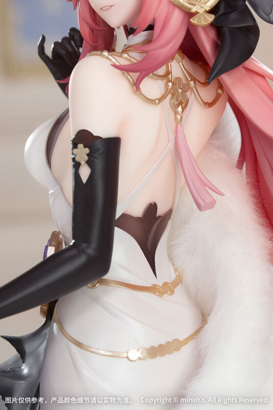 Myethos 推出《原神》八重神子 1/8 禮服模型，黑色透視裙擺展現優雅氣場