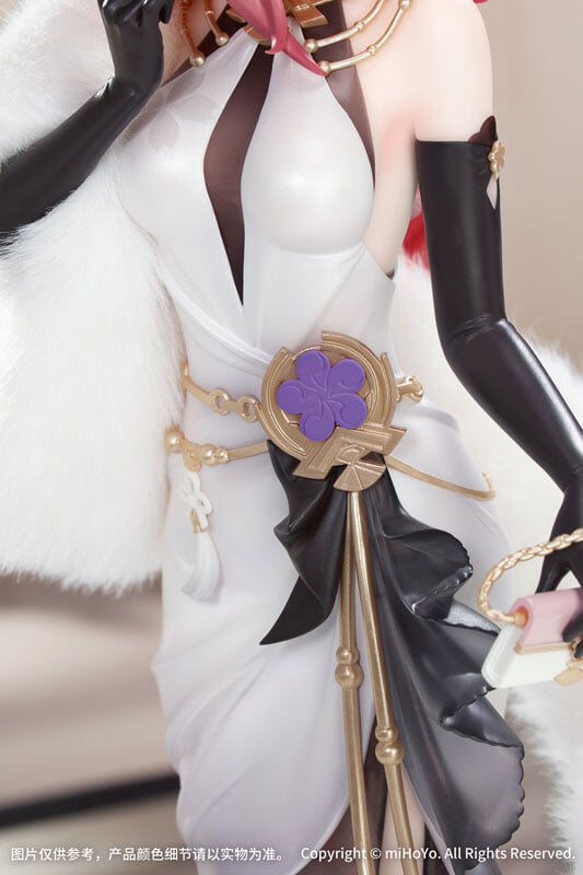 Myethos 推出《原神》八重神子 1/8 禮服模型,黑色透視裙擺展現優雅氣場