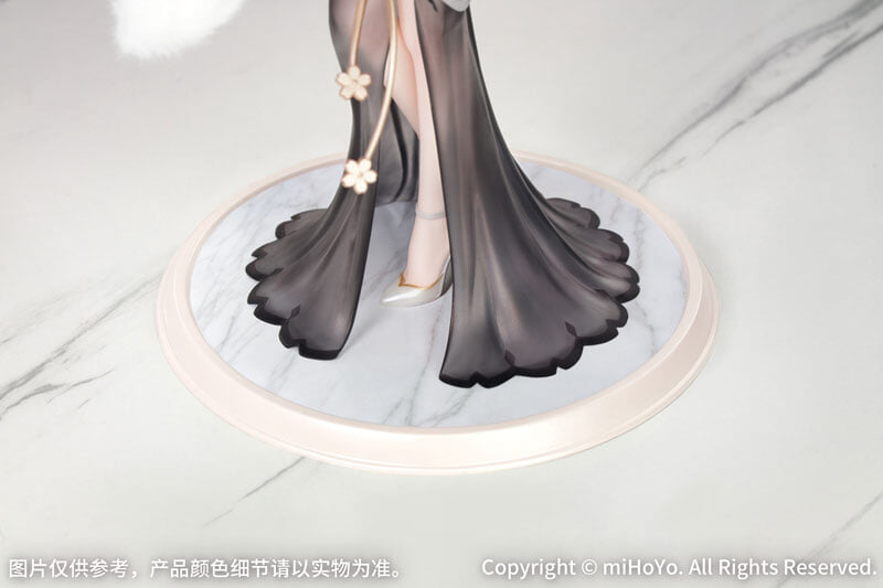 Myethos 推出《原神》八重神子 1/8 禮服模型,黑色透視裙擺展現優雅氣場